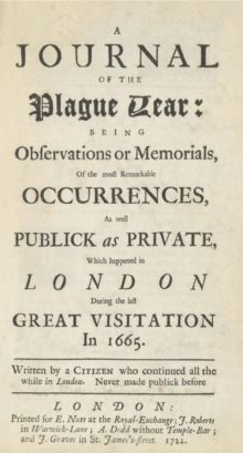 A Journal of the Plague Year by Daniel Defoe - most downloaded free ebooks