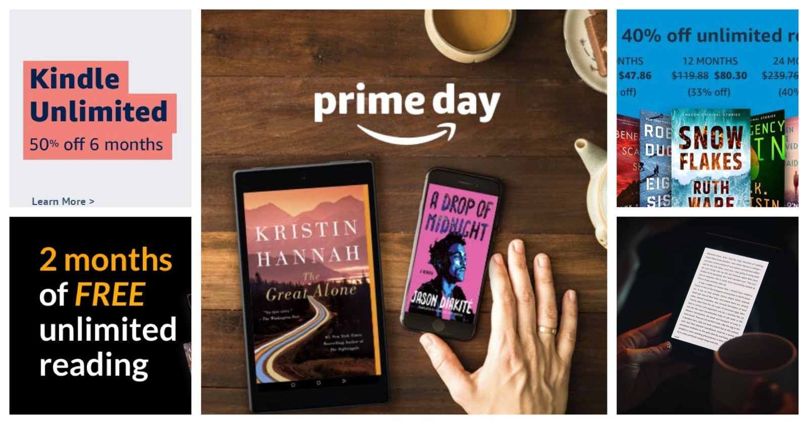 Not one but five Kindle Unlimited deals are available for Prime Day 2020