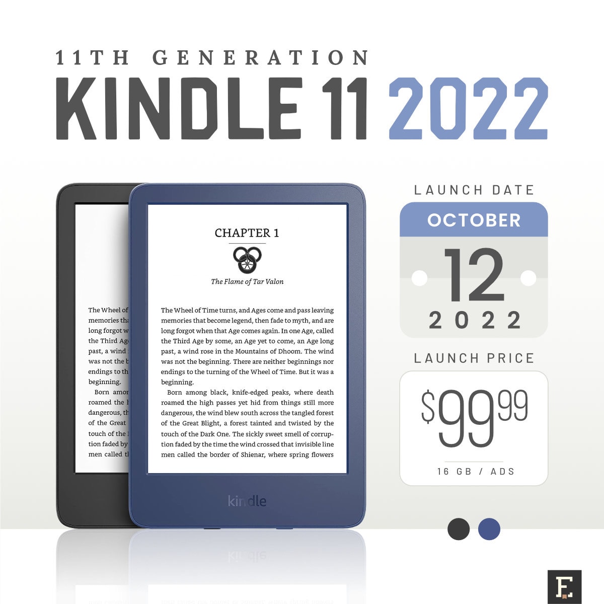 Basic Kindle 11th generation (2022) specs and comparisons