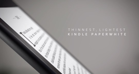 Amazon Kindle Paperwhite 2018 is the thinnest and lightest Paperwhite ever released