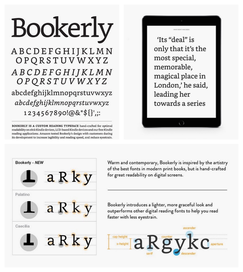 Amazon launches Bookerly font in June 2015