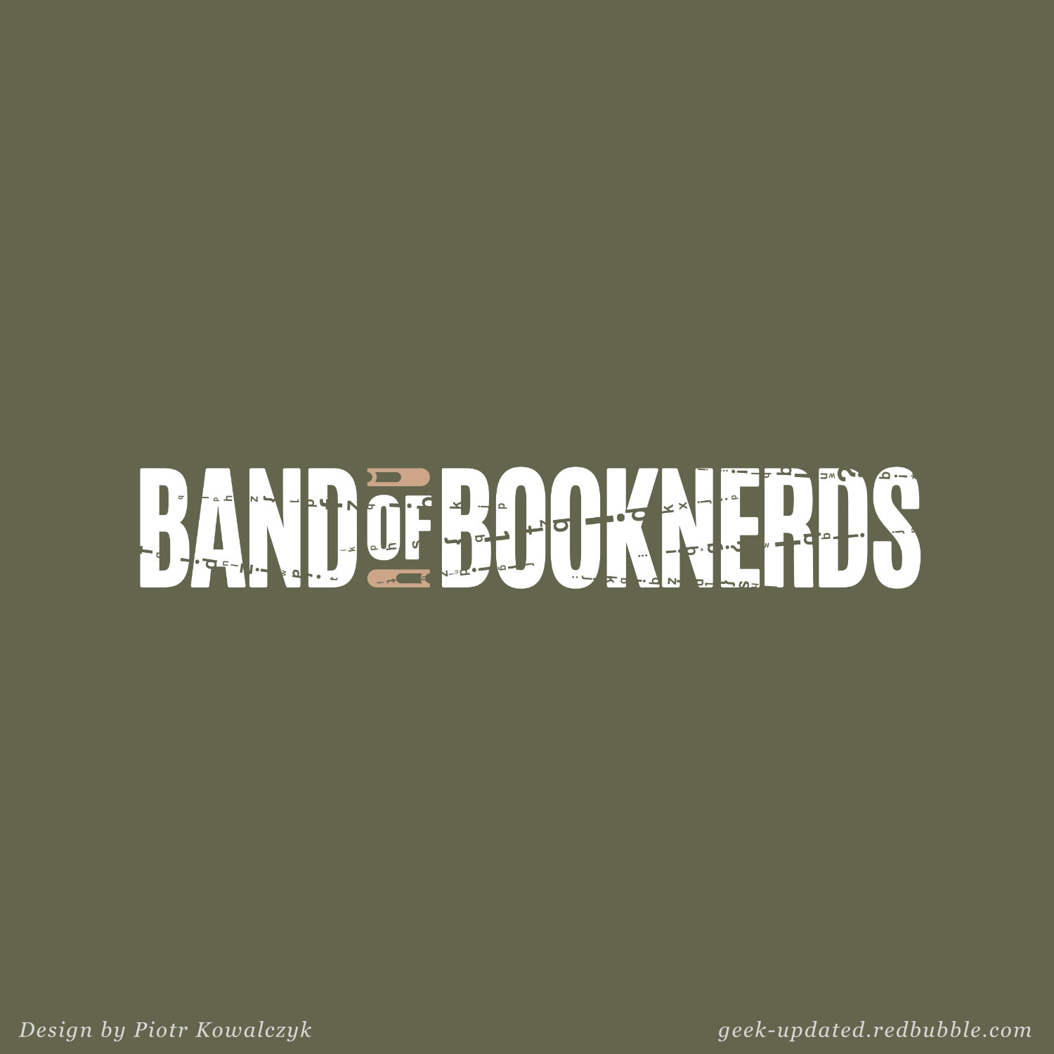 Band of Booknerds poster by Piotr Kowalczyk