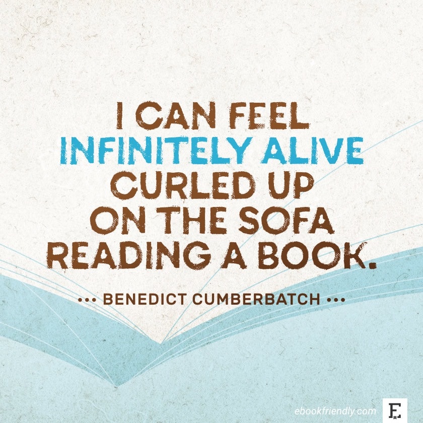 Benedict Cumberbatch - best quotes on the importance of books