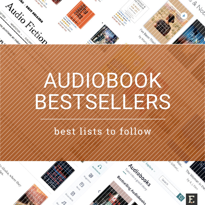 8 popular audiobook bestseller lists to follow