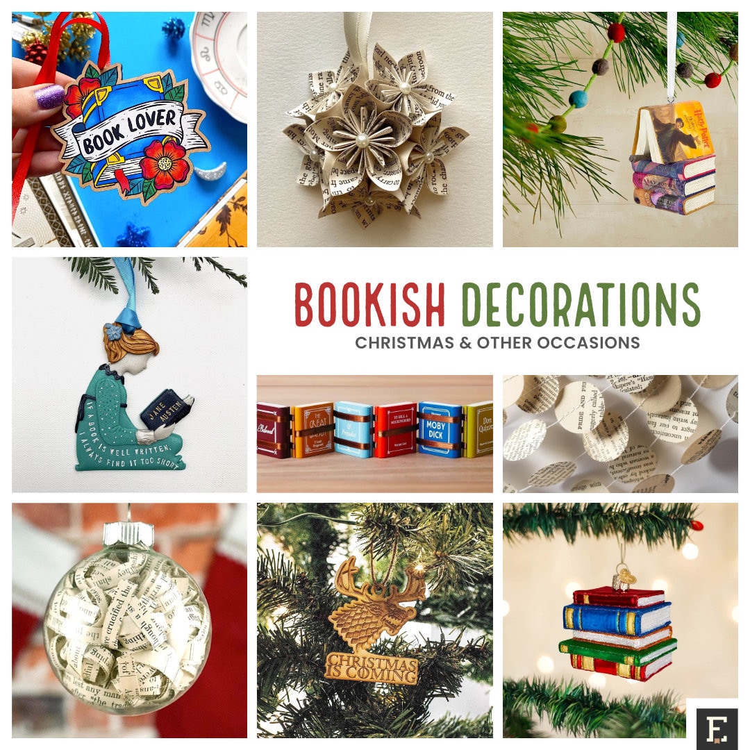 Best bookish decorations ornaments