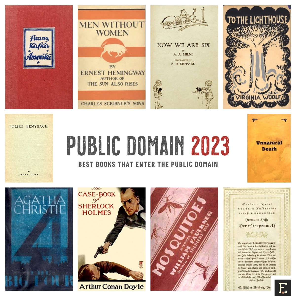 10 most interesting books that enter the public domain in 2023