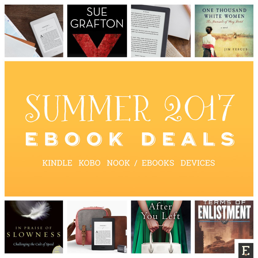 Ebook deals for summer 2017 – Kindle, Kobo, Nook