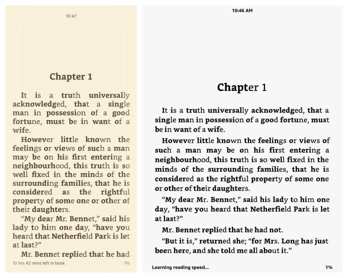 How to add bionic formatted books to Kindle