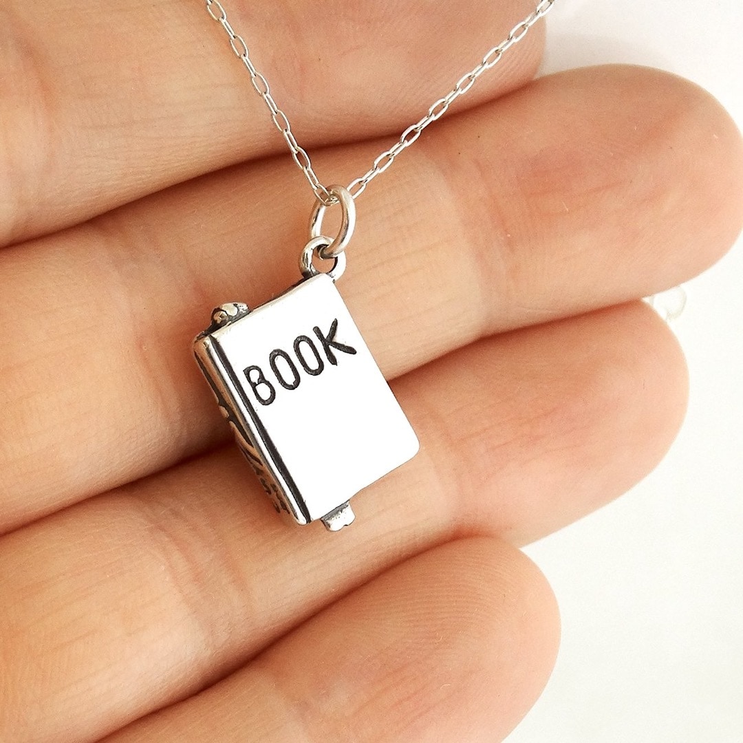Book pendant - best gifts for bookworms