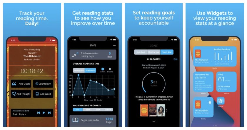 Bookly reading goals stats