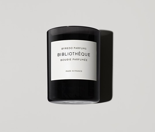 Library-scented candles: Byredo Bibliotheque Fragranced Candle