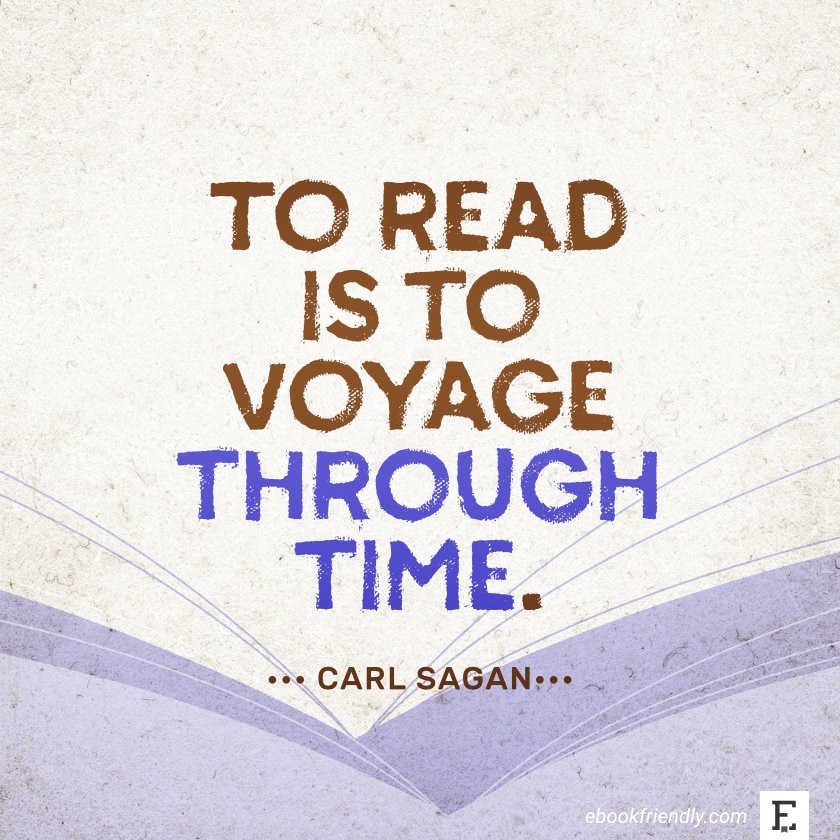 Carl Sagan - best quotes on the importance of books