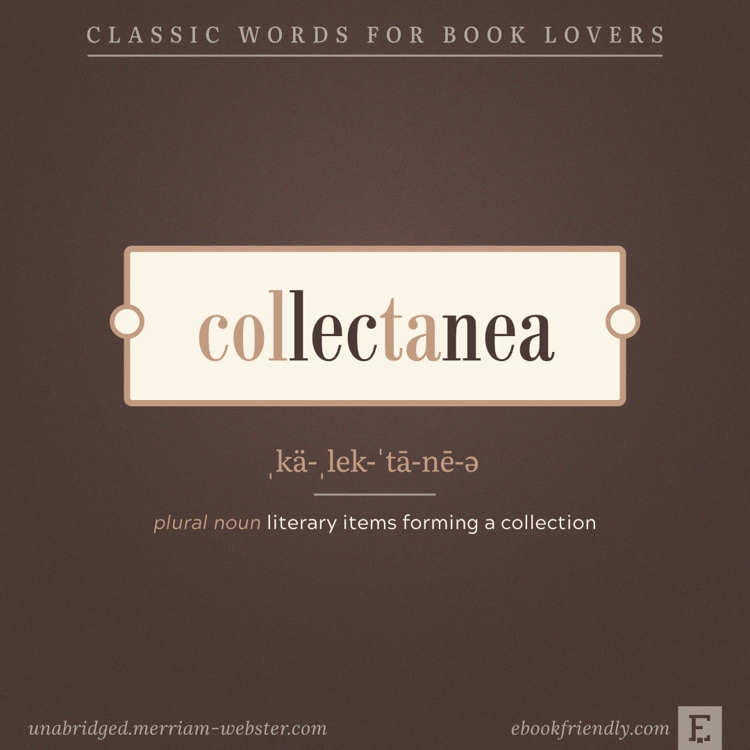 Collectanea - beautiful words for book lovers