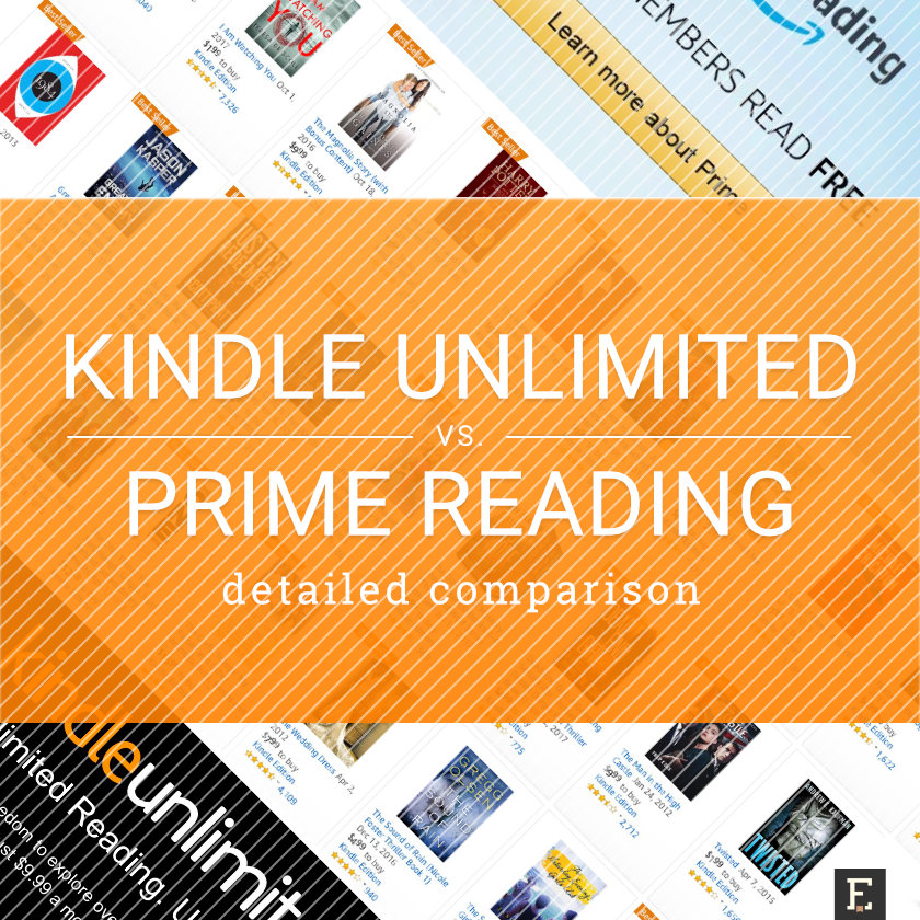 Kindle Unlimited or Amazon Prime Reading – which service is better for me?