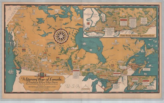 Deacon's Literary Map of Canada