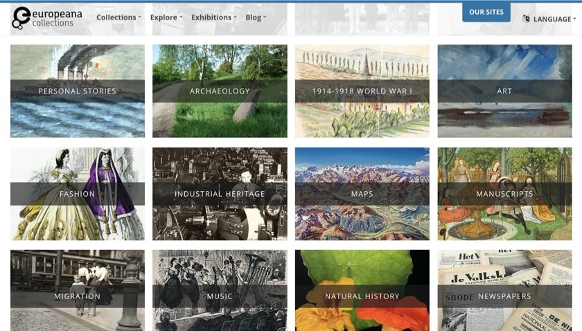 Europeana - free books for iPad