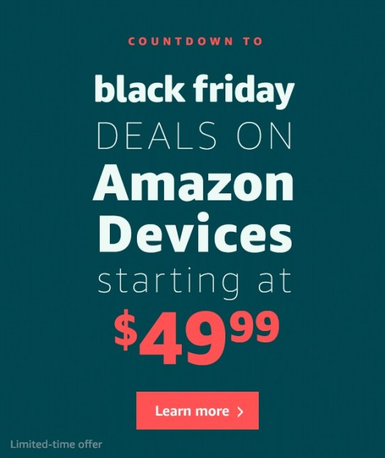 First deep deals on Kindle and Fire devices are revealed - Black Friday and Cyber Monday 2017