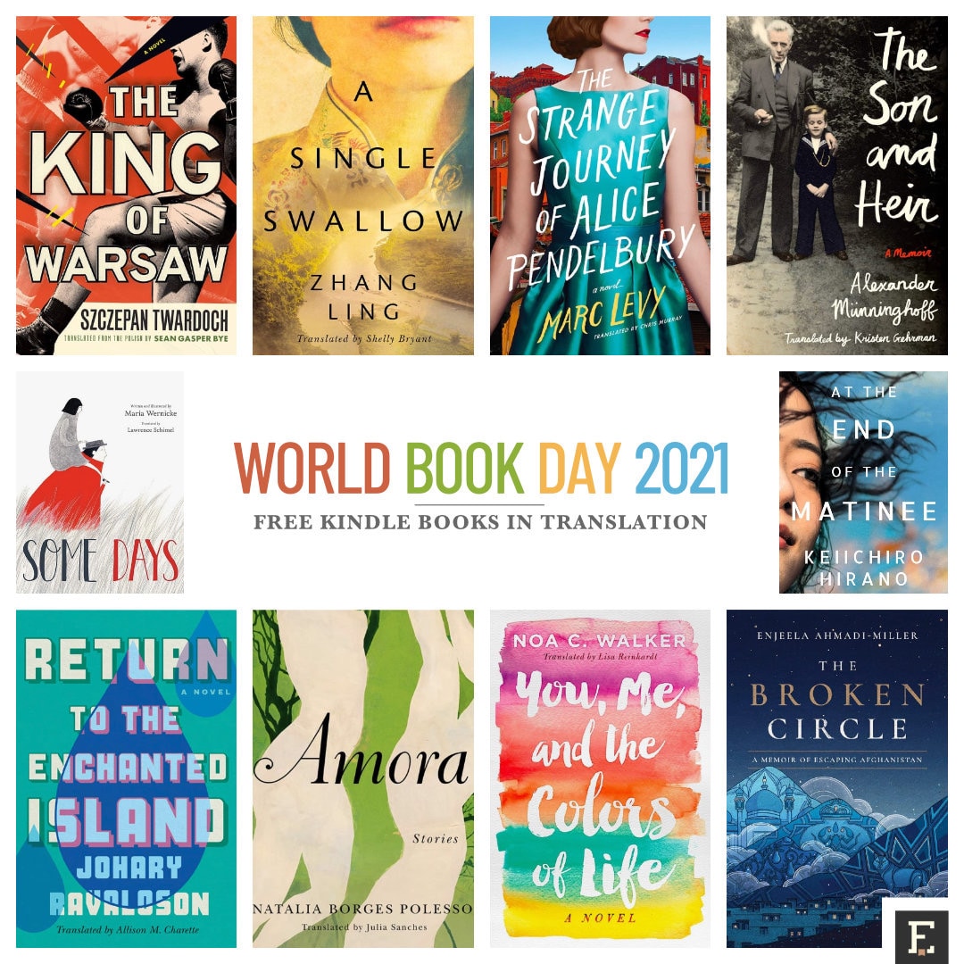 10 translated Kindle books for World Book Day 2021 are announced and free to download