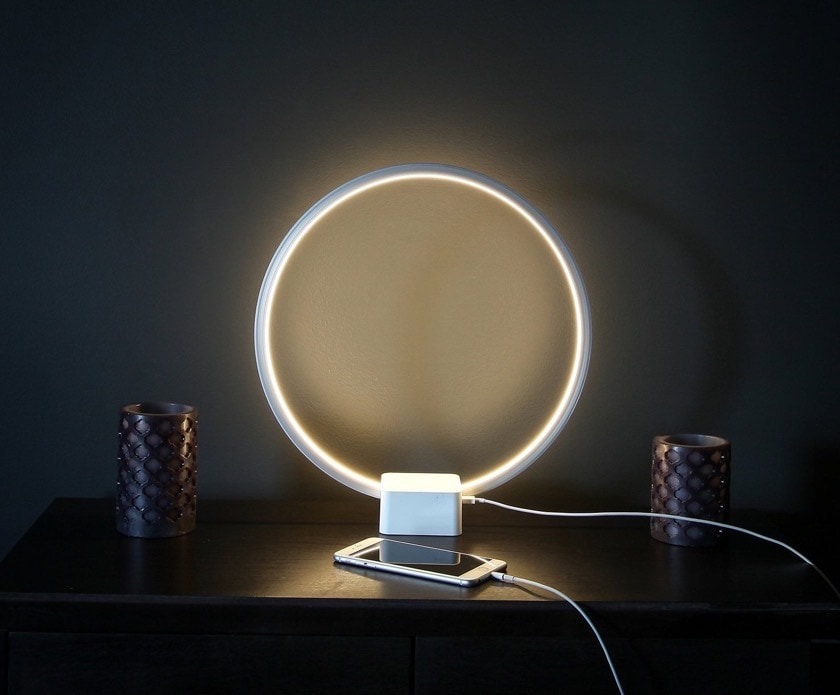 Home decor appliances for book lovers - next-generation nightstand lamp charger