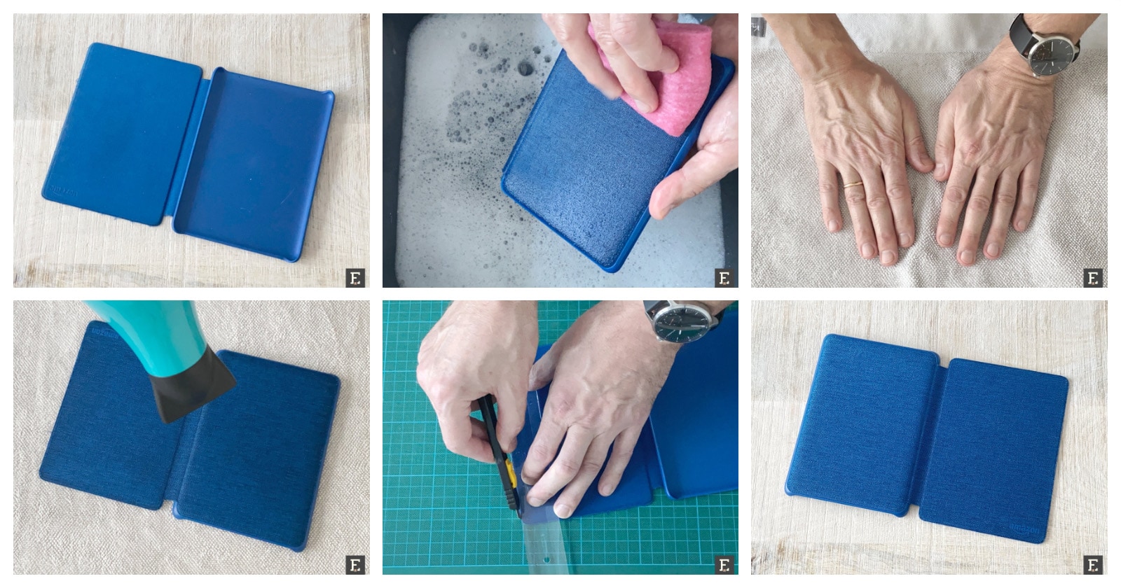 How to renew a fabric Kindle case – safely and quickly