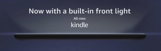 Kindle 2019 model comes with built-in adjustable light