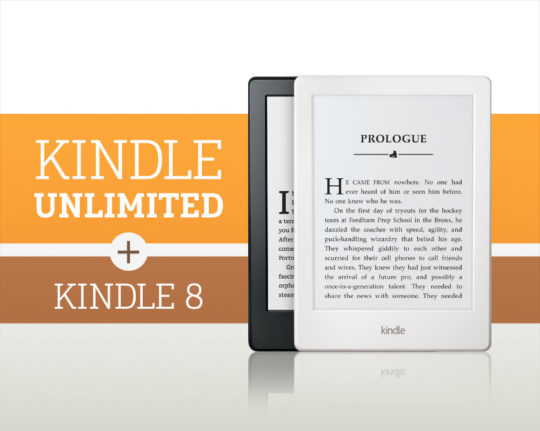 Kindle e-reader and Kindle Unlimited bundle