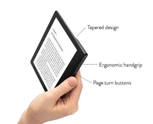 Kindle Oasis - design elements