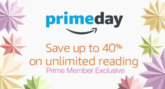 Kindle Unlimited offer for Amazon Prime members - you can save up to 40%