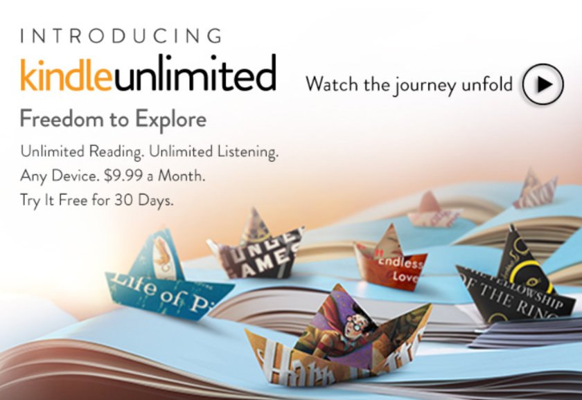 Kindle Unlimited was launched on July 18, 2014