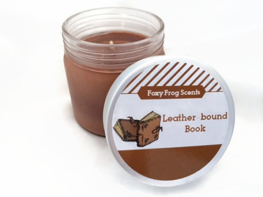 Leather-bound Book Scented Soy Candle