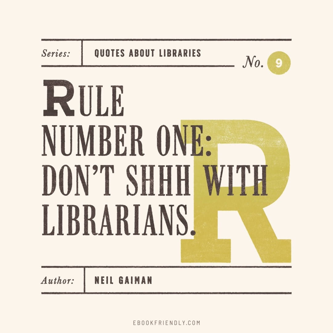 Library quote by Neil Gaiman