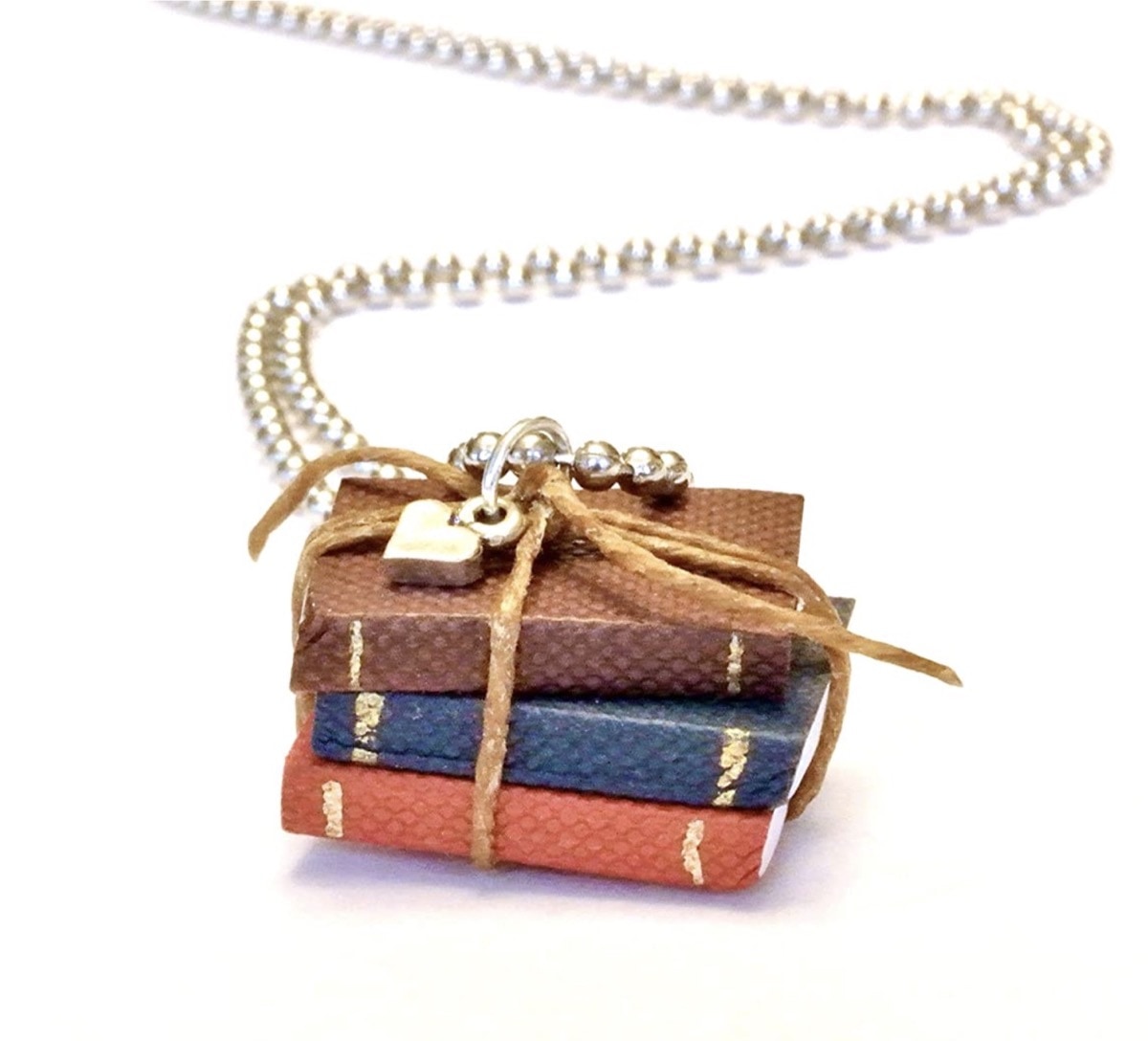 Miniature book jewelry - gifts for Kindle lovers