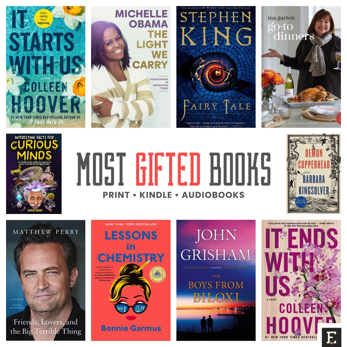 These 20 most gifted books will make perfect gifts in 2023