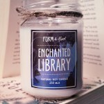 Natural soy candle Enchanted Library
