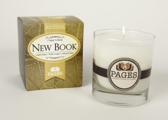 New Book Scented Candle by Pages