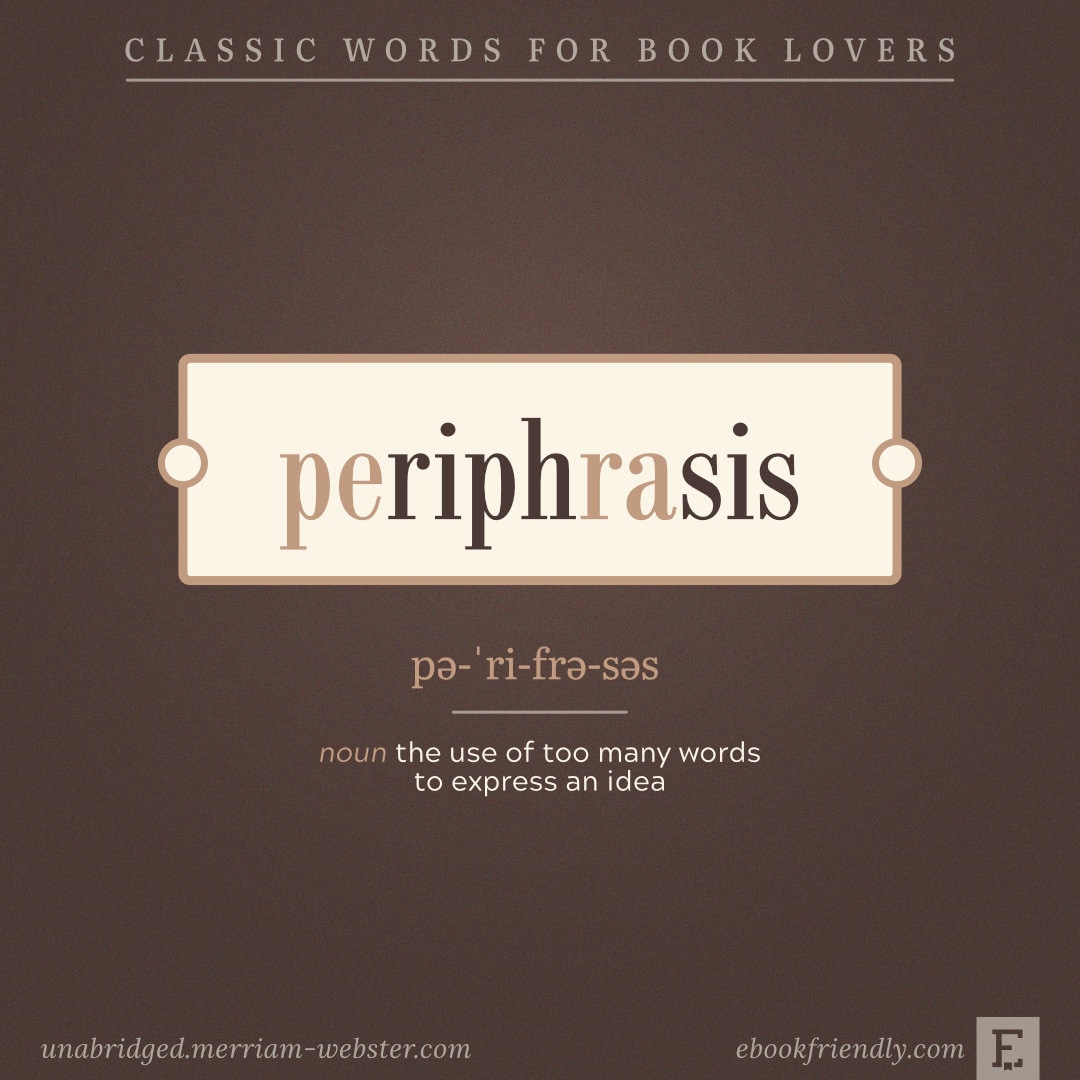 Periphrasis - words for book lovers