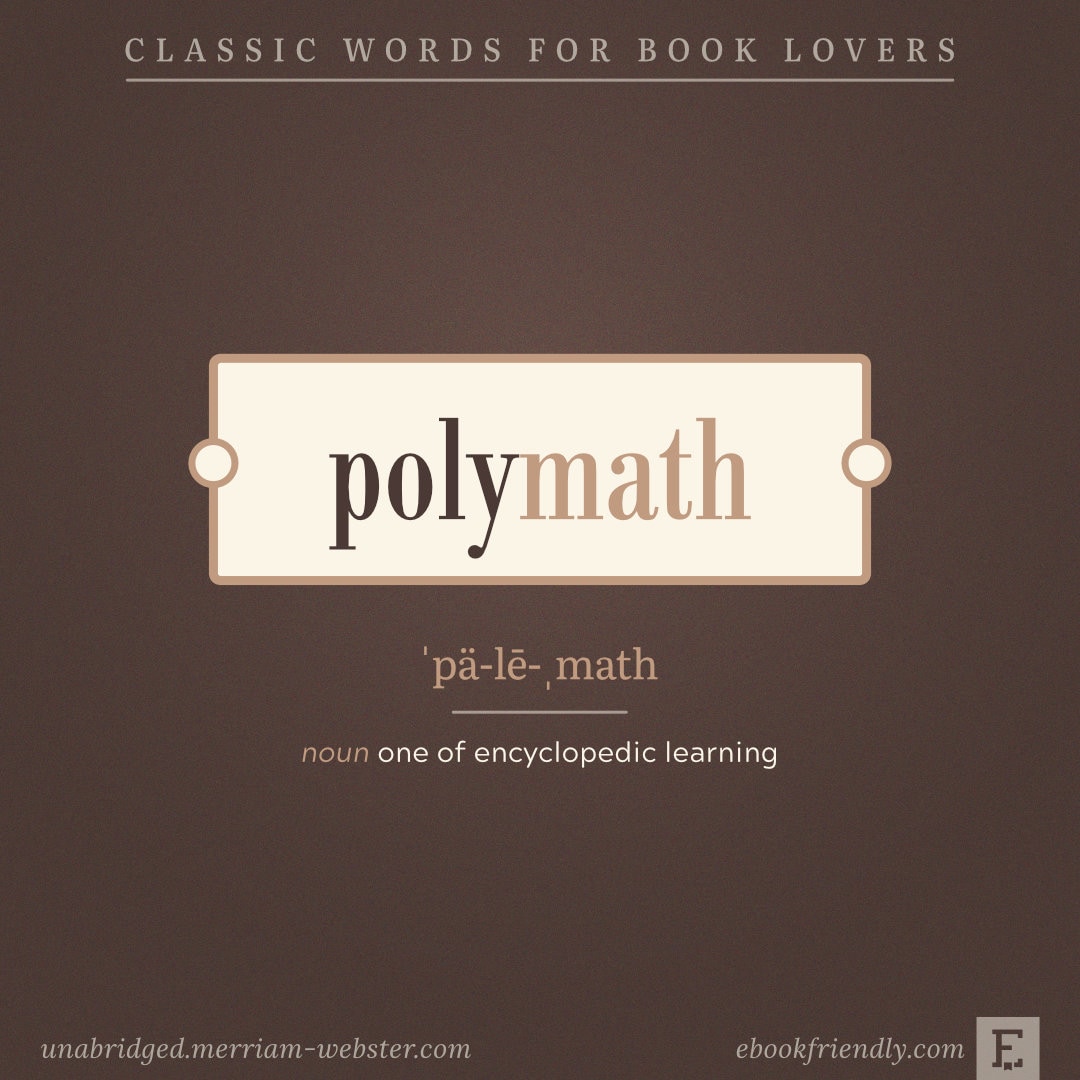 Polymath - words for booklovers