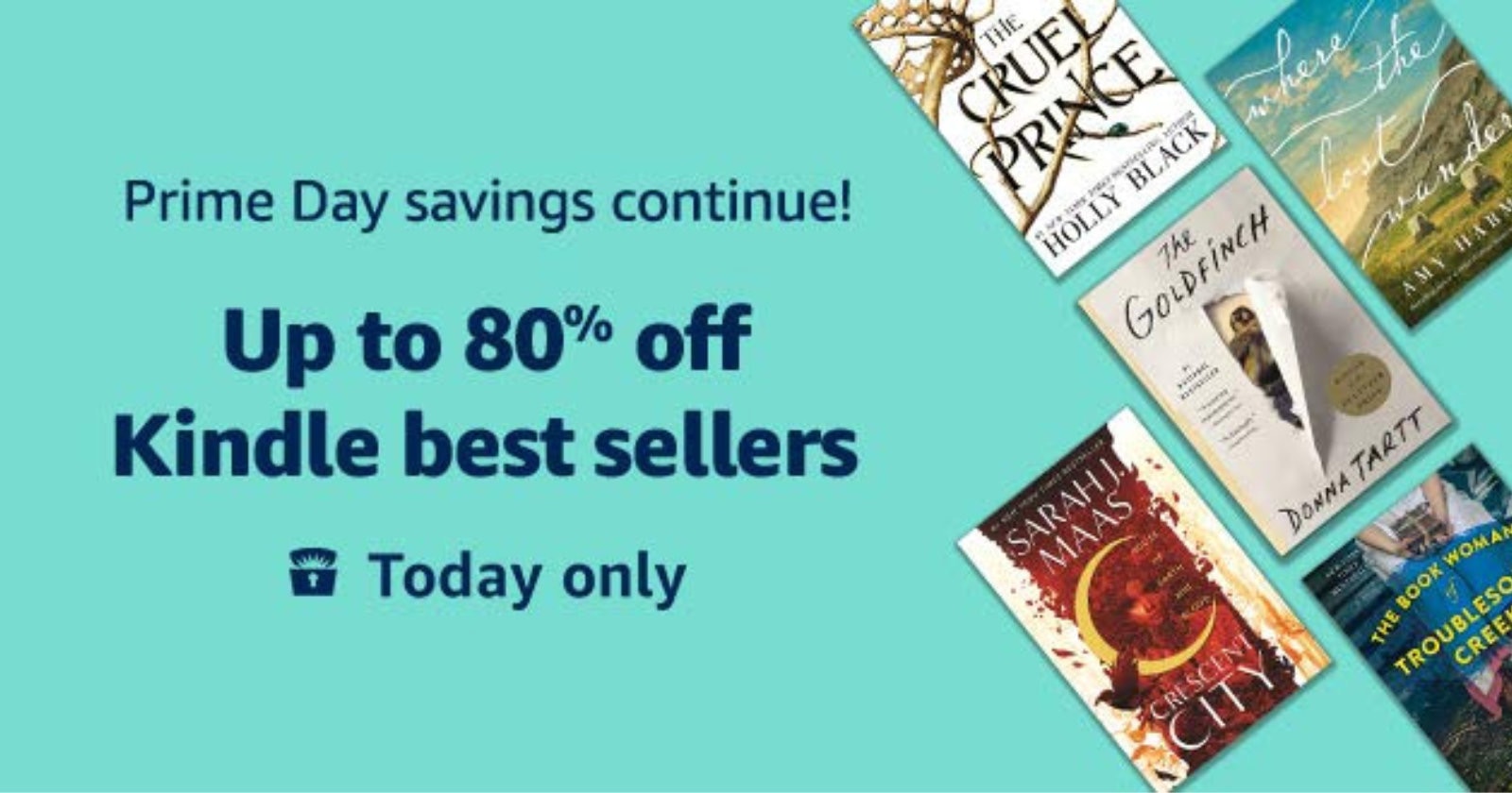 Prime Day deal for non-members: save huge on 160 Kindle bestsellers!