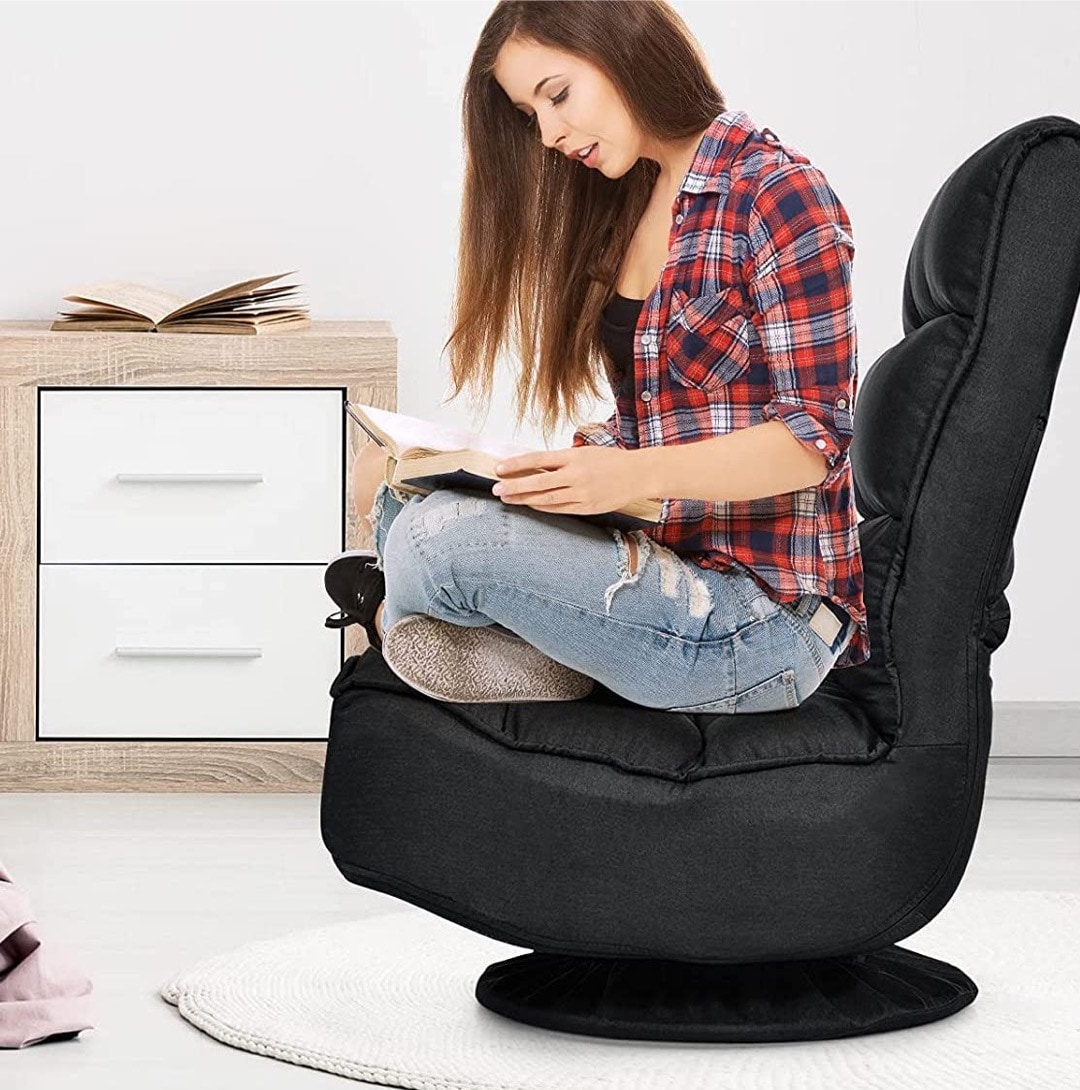 Reclining adjustable 360-degree swivel reading chair - best gifts for avid readers