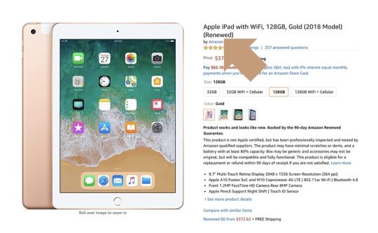 Refurbished iPads on Amazon - tips and tricks