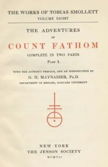 The Adventures of Ferdinand Count Fathom - best free ebooks