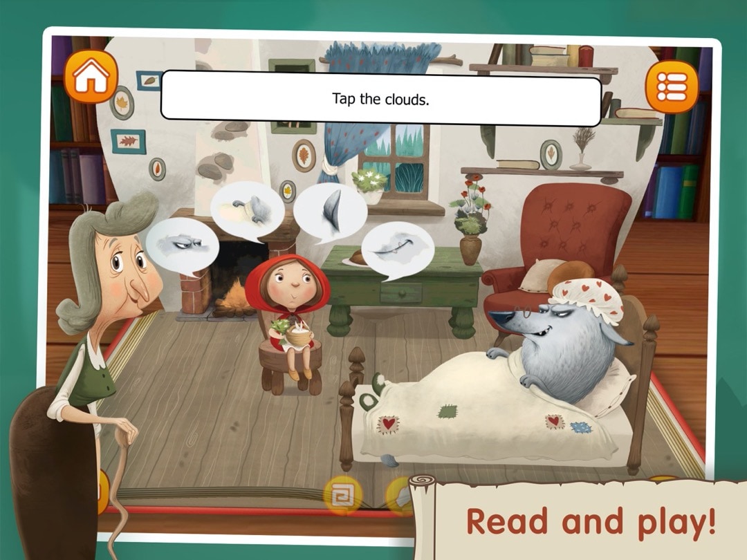 The Little Red Riding Hood - interactive iPad books for kids