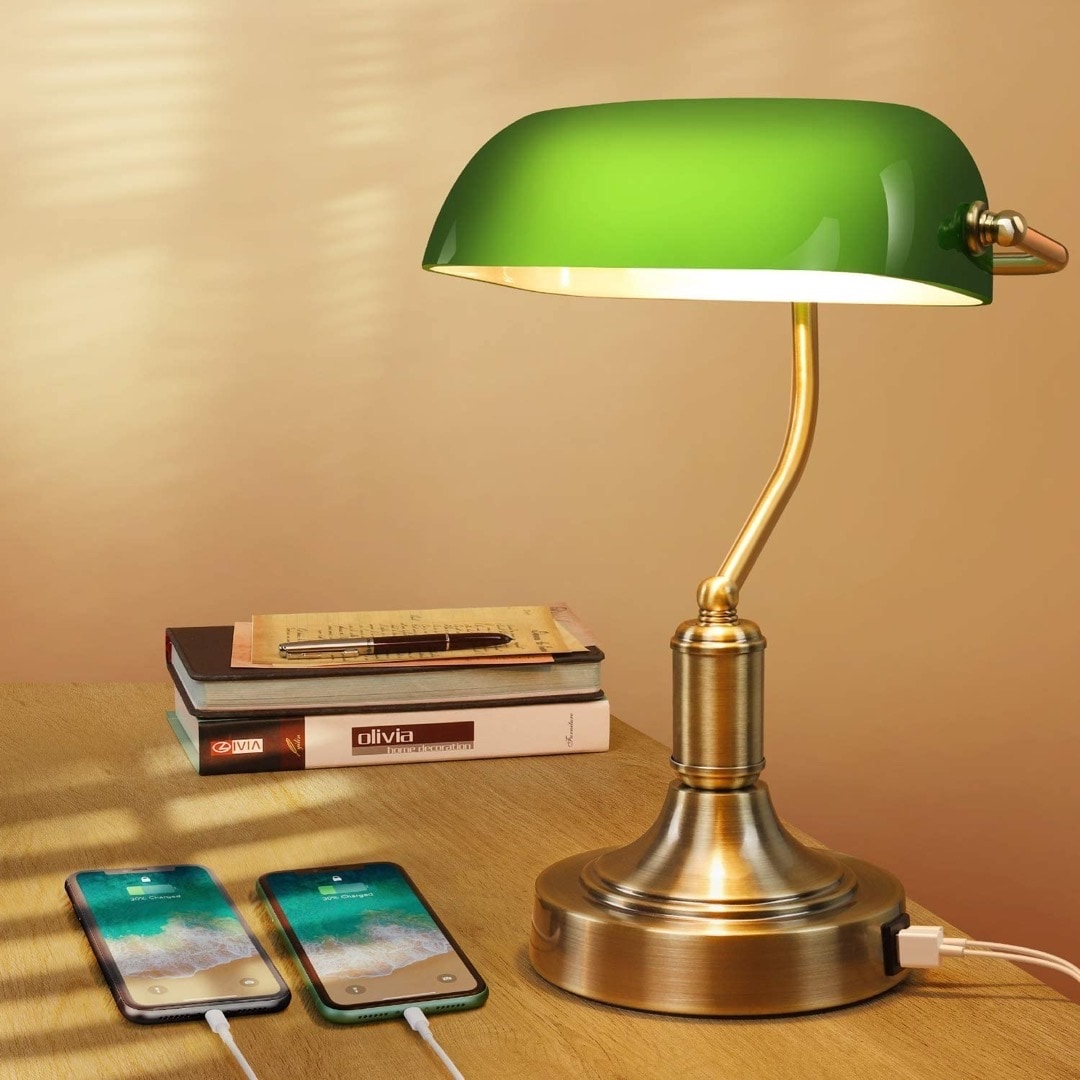 Vintage library desk lamp - best library merch