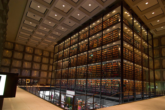 Yale University Beinecke Rare Book #Library / designed by Gordon Bunshaft